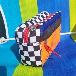 ✨️Disney Black & White Checkerboard Wallet with Orange Trim